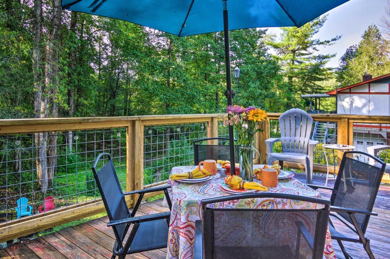 Shaw Creek Cottage With Fire Pit And Forest Views Hendersonville Εξωτερικό φωτογραφία