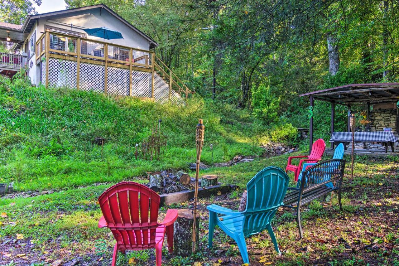 Shaw Creek Cottage With Fire Pit And Forest Views Hendersonville Εξωτερικό φωτογραφία